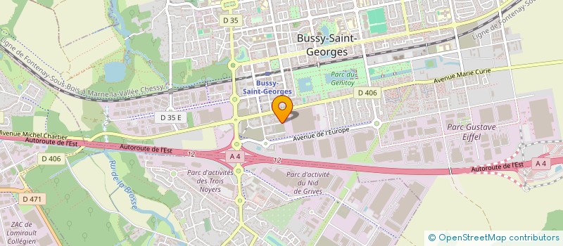 localisation de l'entreprise TEZLA TRANSPORT  BUSSY-SAINT-GEORGES