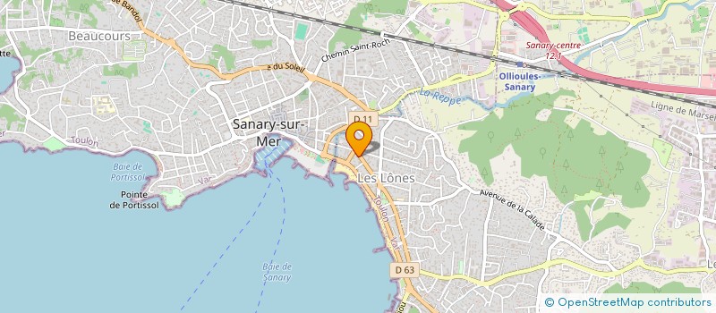 localisation de l'entreprise TEZO à SIX-FOURS-LES-PLAGES
