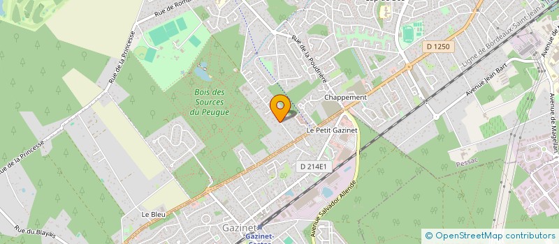 localisation de l'entreprise TEZY  PESSAC