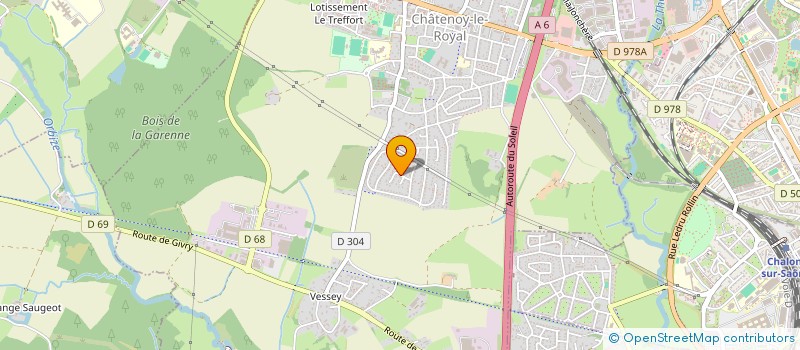 localisation de l'entreprise TF  CHATENOY-LE-ROYAL