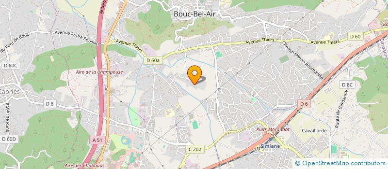 localisation de l'entreprise TF COACHING à BOUC-BEL-AIR