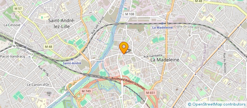 localisation de l'entreprise TF COMPANY à LILLE
