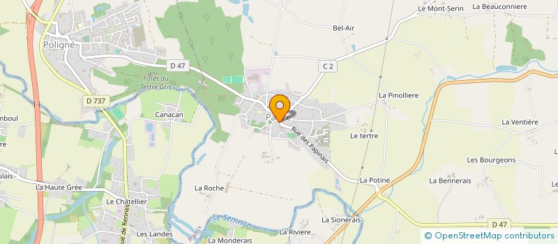 localisation de l'entreprise TF CONCEPT  PANCE