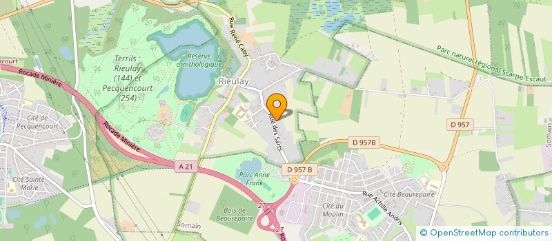 localisation de l'entreprise TF CONCEPT  WATTRELOS