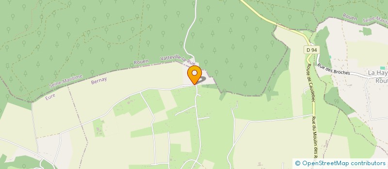 localisation de l'entreprise TF CONSTRUCTION  LA HAYE-AUBREE