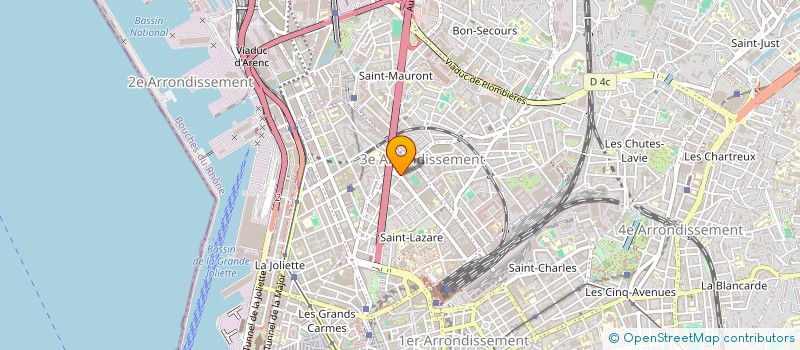 localisation de l'entreprise TF CONSTRUCTIONS à MARSEILLE