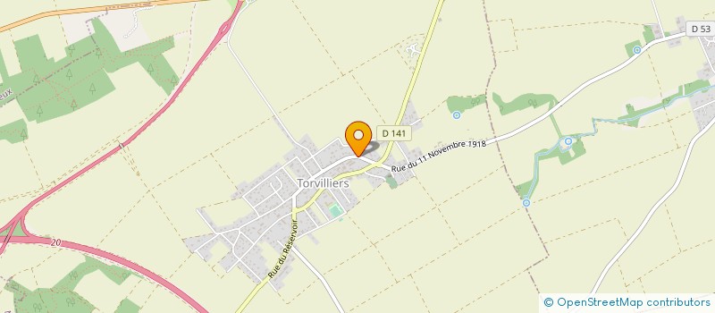 localisation de l'entreprise TF CREATION à TORVILLIERS