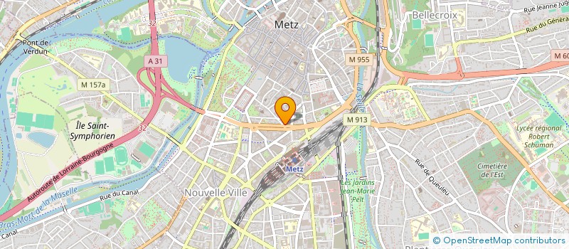 localisation de l'entreprise TF DECOUPAGE FER ET METAUX à METZ