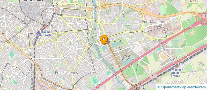 localisation de l'entreprise TF DEVELOPPEMENT à MONTPELLIER