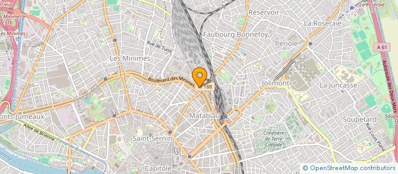 localisation de l'entreprise TF FOOD à TOULOUSE