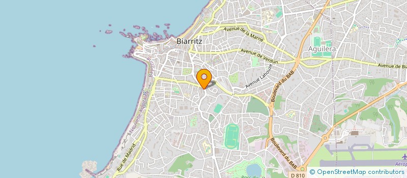 localisation de l'entreprise TF HOLDING à BIARRITZ