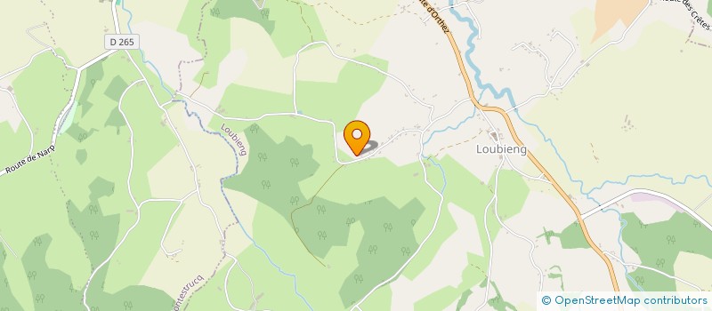 localisation de l'entreprise TF IMMO  ORTHEZ