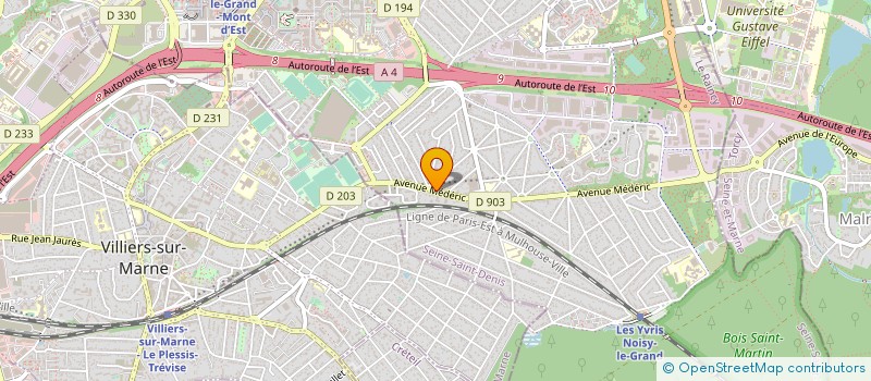 localisation de l'entreprise TF L ESPERANCE  NOISY-LE-GRAND