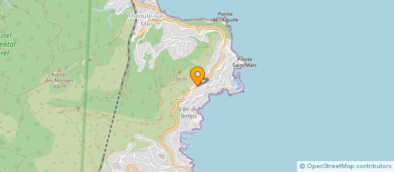 localisation de l'entreprise TF PACA  THEOULE-SUR-MER