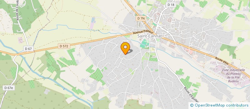 localisation de l'entreprise TF PISCINES  SAINT-CANNAT