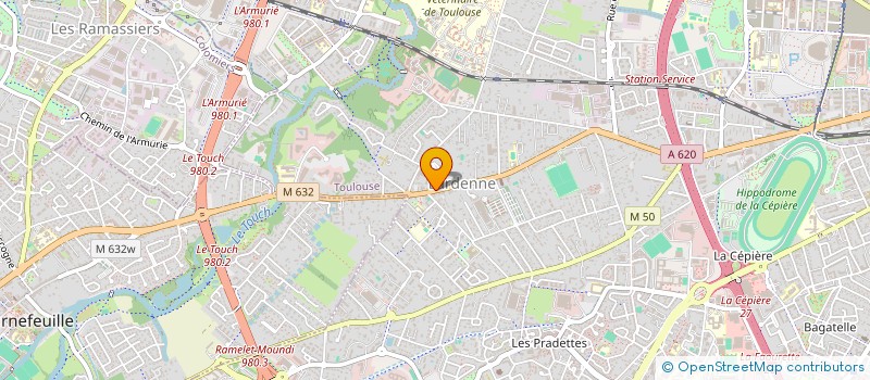 localisation de l'entreprise TF PROD à TOULOUSE