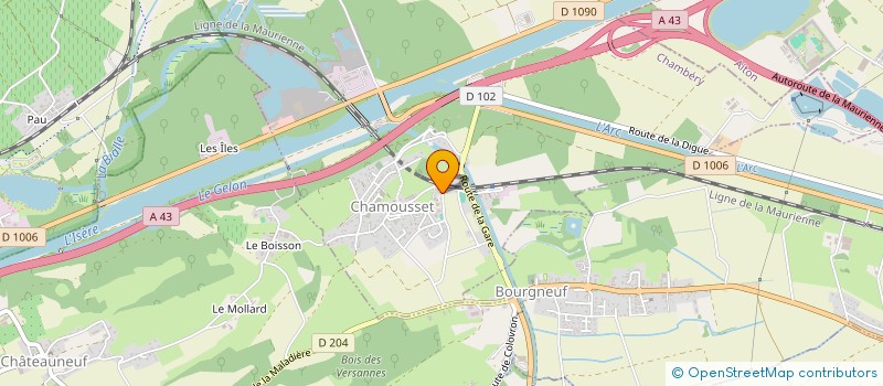 localisation de l'entreprise TF.PS  CHAMOUSSET