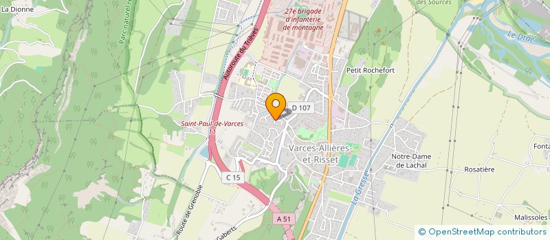 localisation de l'entreprise TF RENOV  VARCES-ALLIERES-ET-RISSET