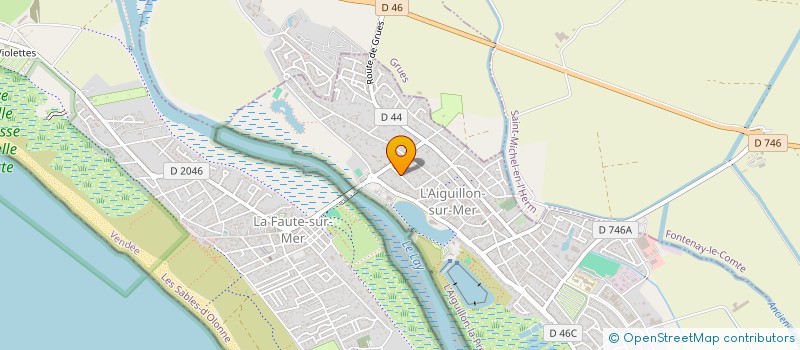 localisation de l'entreprise TF RESTAURATION à L'AIGUILLON-LA-PRESQU'ILE