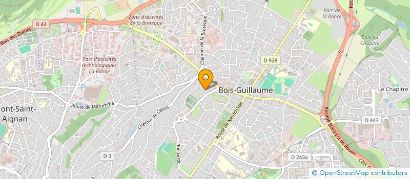 localisation de l'entreprise TF SAINT-MARC à BOIS-GUILLAUME
