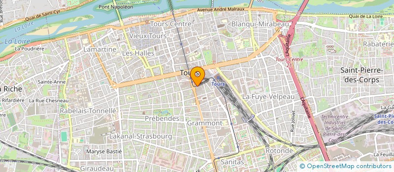 localisation de l'entreprise TF SERVICE  TOURS