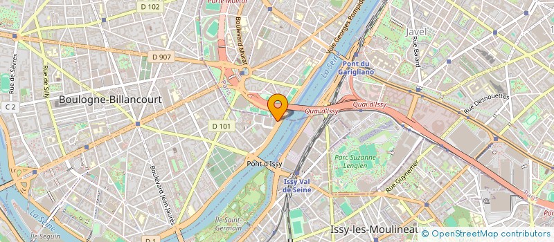 localisation de l'entreprise TF1 D.S à BOULOGNE-BILLANCOURT