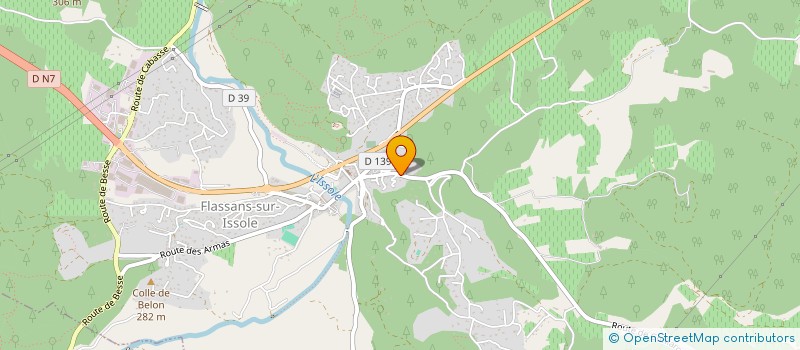 localisation de l'entreprise TF7 IMMOBILIER  FLASSANS-SUR-ISSOLE