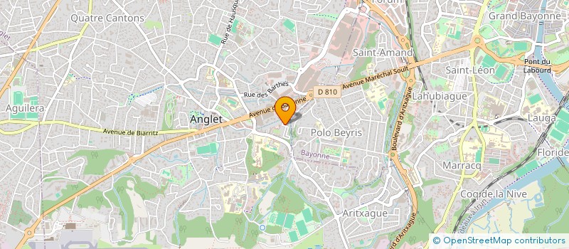localisation de l'entreprise TFA à ANGLET