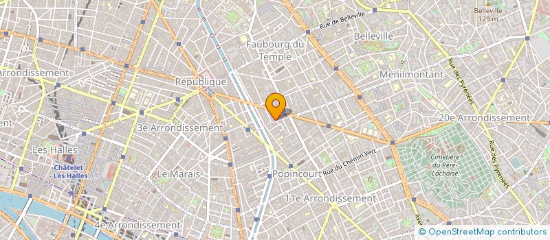 localisation de l'entreprise TFB LAB à PARIS