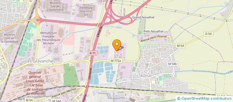 localisation de l'entreprise TFB SOLAIRE à CLERMONT-FERRAND