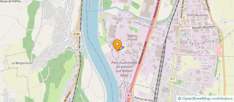 localisation de l'entreprise TFBC  PORTES-LES-VALENCE