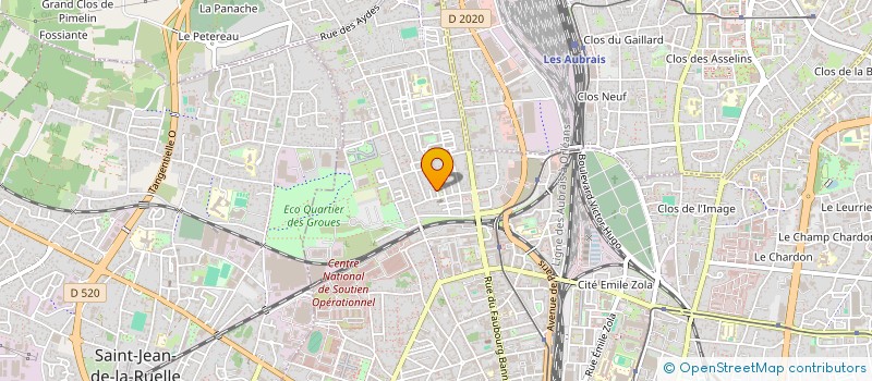 localisation de l'entreprise TFC FORMATION CONDUITE  ORLEANS