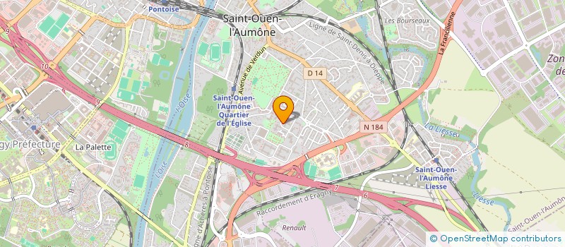 localisation de l'entreprise TFC PLAQUISTE à SAINT-OUEN-L'AUMONE