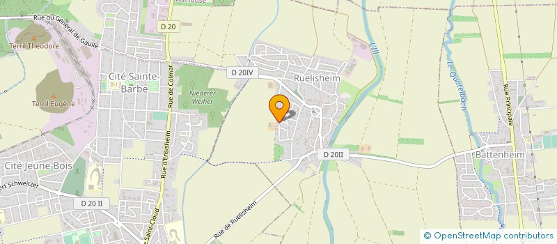 localisation de l'entreprise TFC SARL à RUELISHEIM