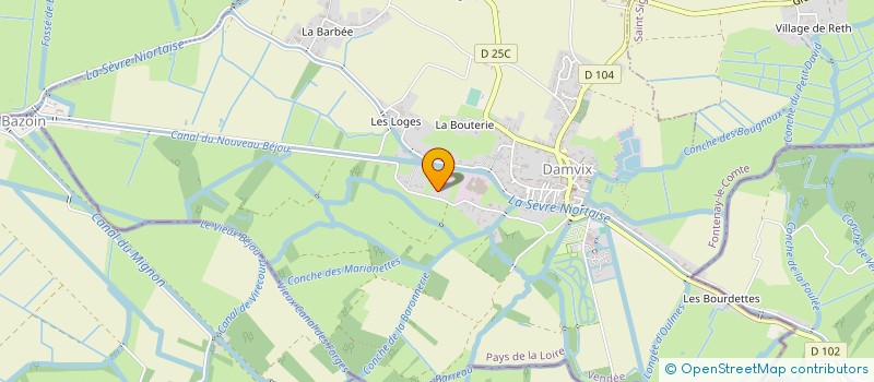 localisation de l'entreprise TFCM  DAMVIX