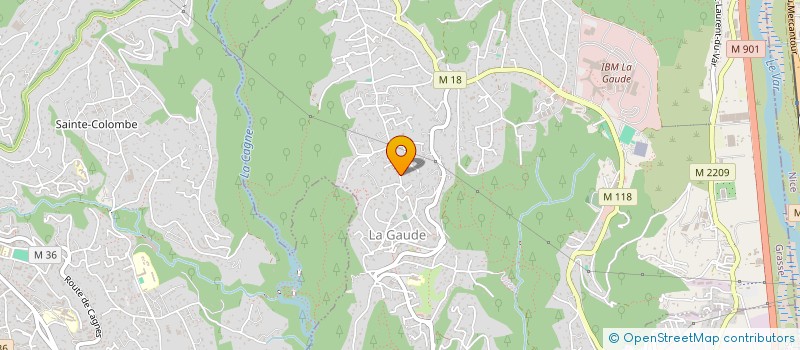 localisation de l'entreprise TFCTP à LA GAUDE