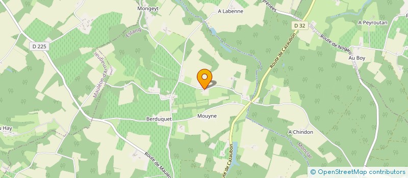 localisation de l'entreprise TFDE FORET à MAULEON D'ARMAGNAC