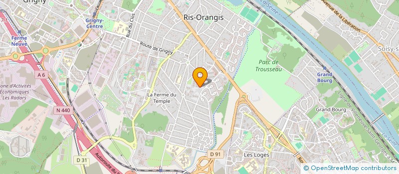 localisation de l'entreprise TFE FR à RIS-ORANGIS