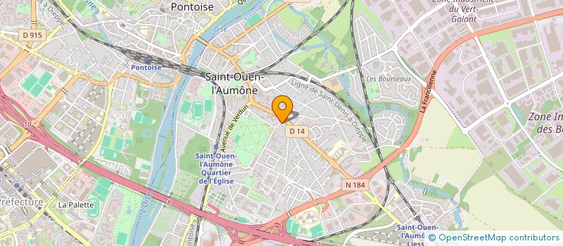 localisation de l'entreprise TFE (THERMAL FLOW ENGINEERING) à SAINT-OUEN-L'AUMONE