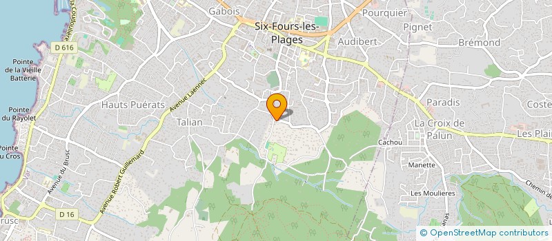 localisation de l'entreprise TFEB  SIX-FOURS-LES-PLAGES