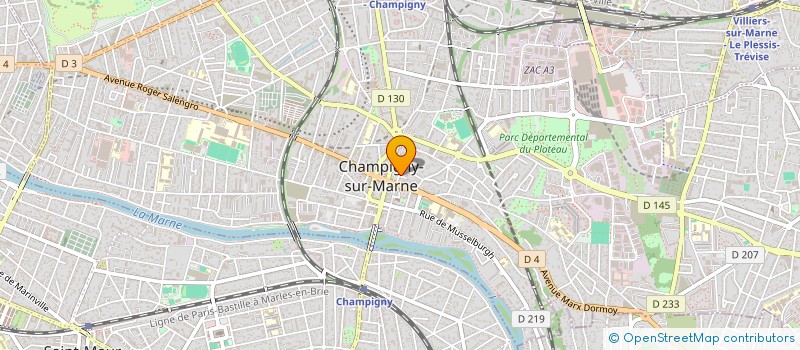 localisation de l'entreprise TFG à CHAMPIGNY-SUR-MARNE
