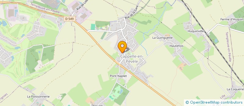 localisation de l'entreprise TFG  CAPPELLE-EN-PEVELE