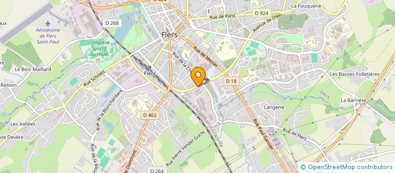 localisation de l'entreprise TFG ARGENCES à FLERS