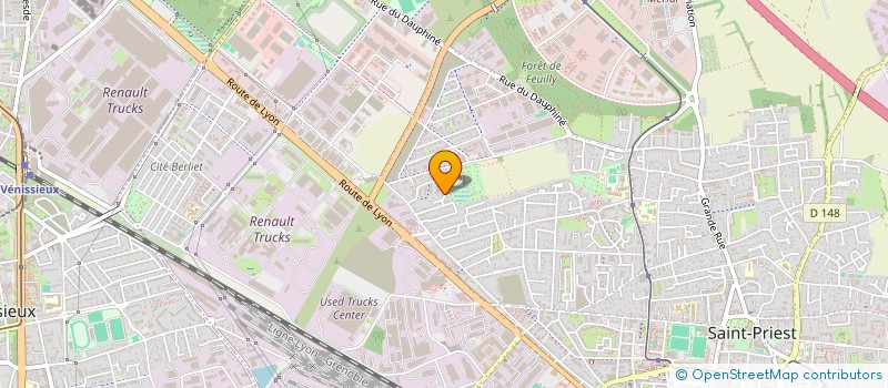 localisation de l'entreprise TFG PRODUCTIONS  SAINT-PRIEST