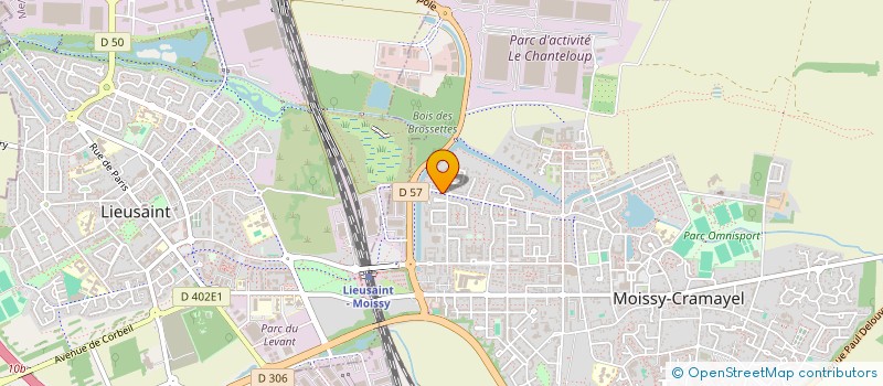 localisation de l'entreprise TFGYS HOLDING à MOISSY-CRAMAYEL