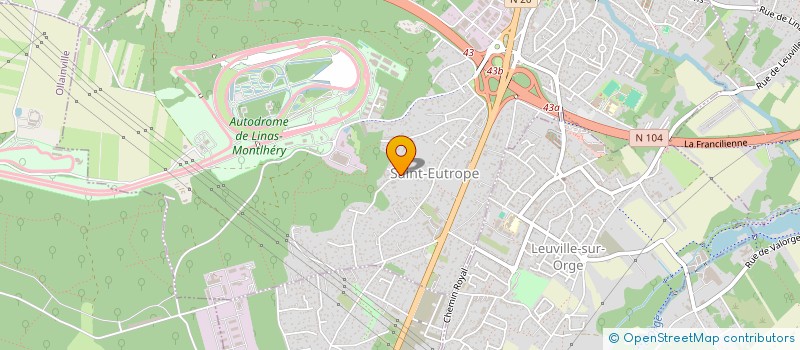 localisation de l'entreprise TFH  LINAS