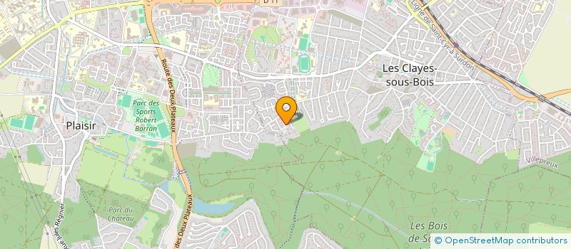 localisation de l'entreprise TFH CONSEIL  LES CLAYES-SOUS-BOIS