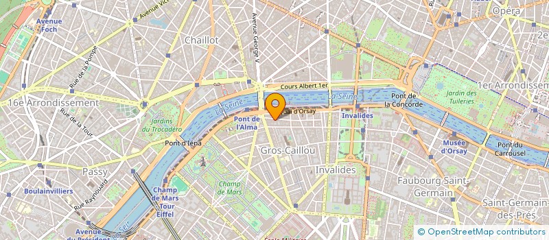 localisation de l'entreprise TFI TELEFINANCE INTERNATIONAL à PARIS