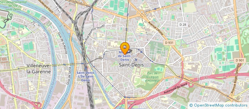 localisation de l'entreprise TFK à SAINT-DENIS