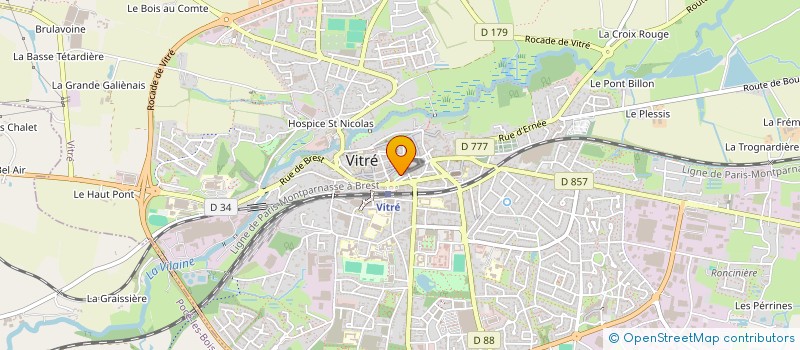 localisation de l'entreprise TFL 35  VITRE